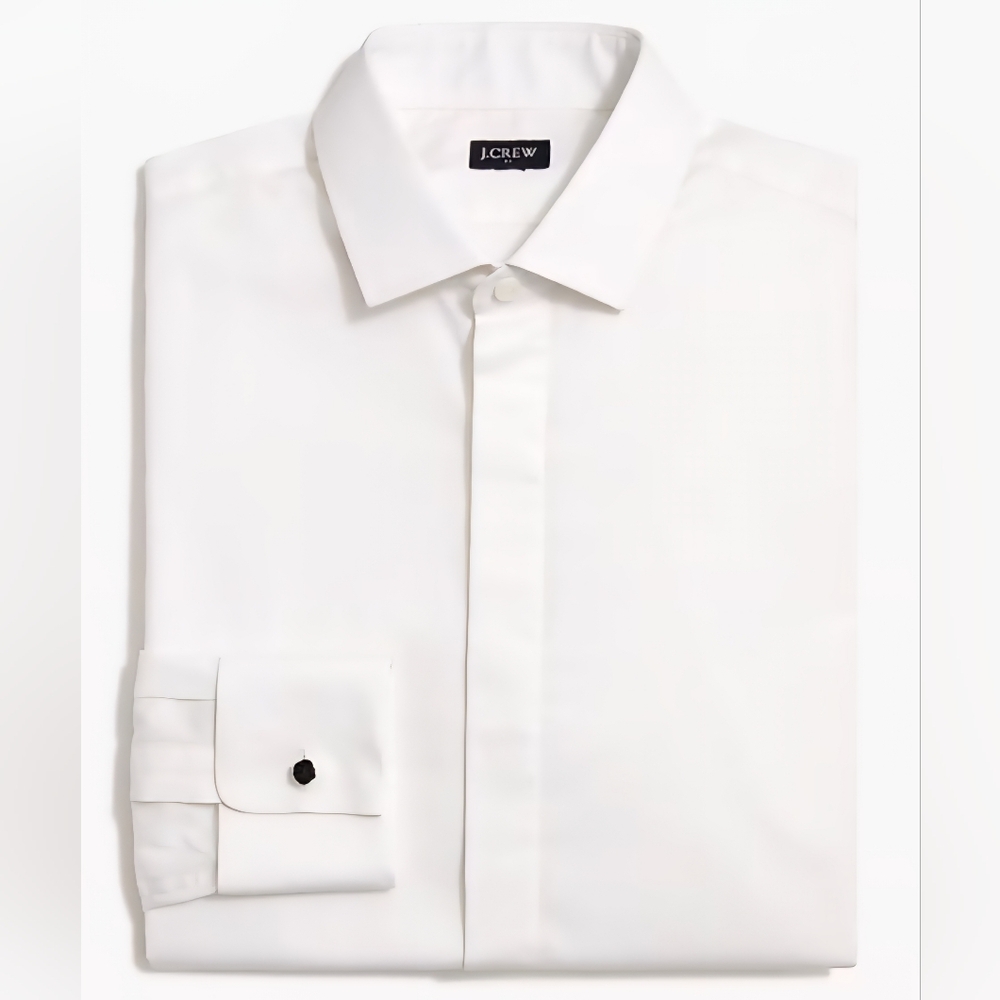 J. Crew Thompson Tuxedo Shirt 14.5/33